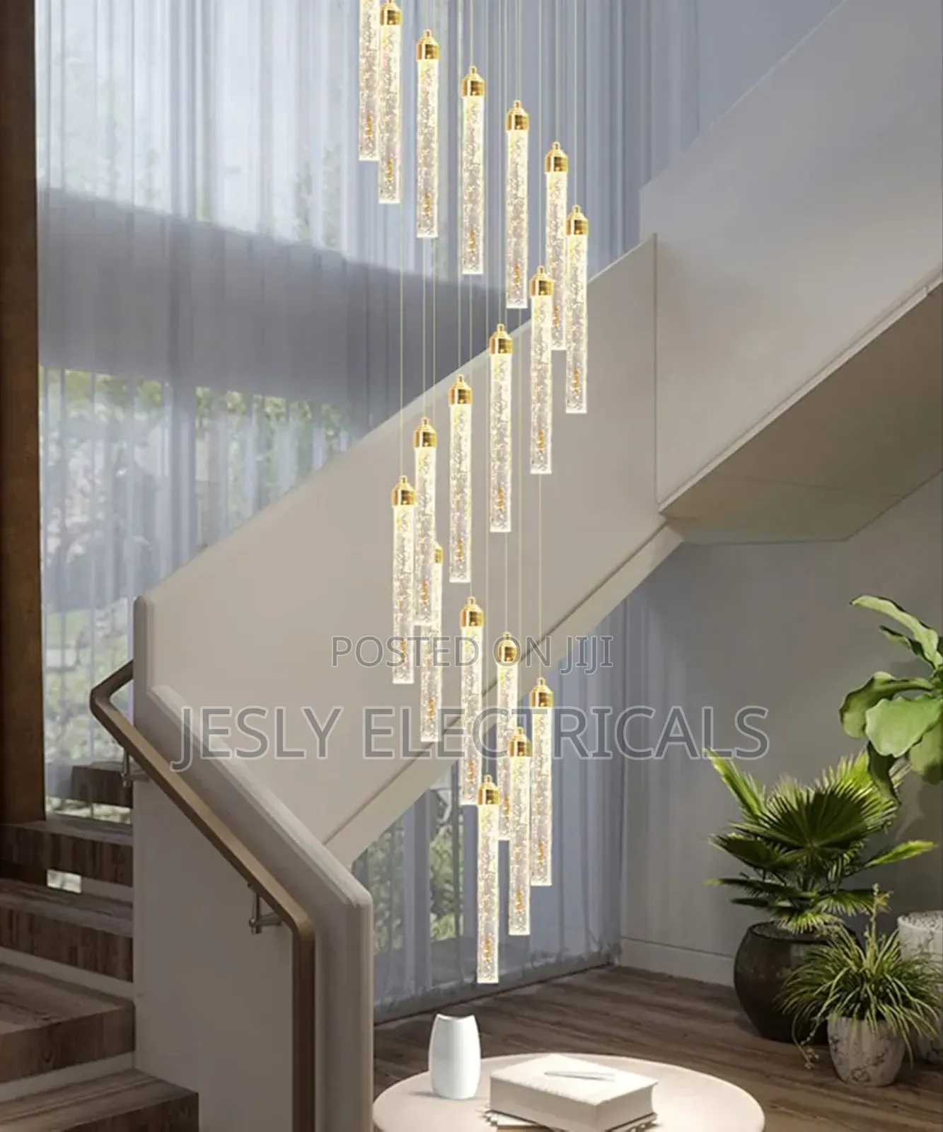 Modern Crystal Chandelier.