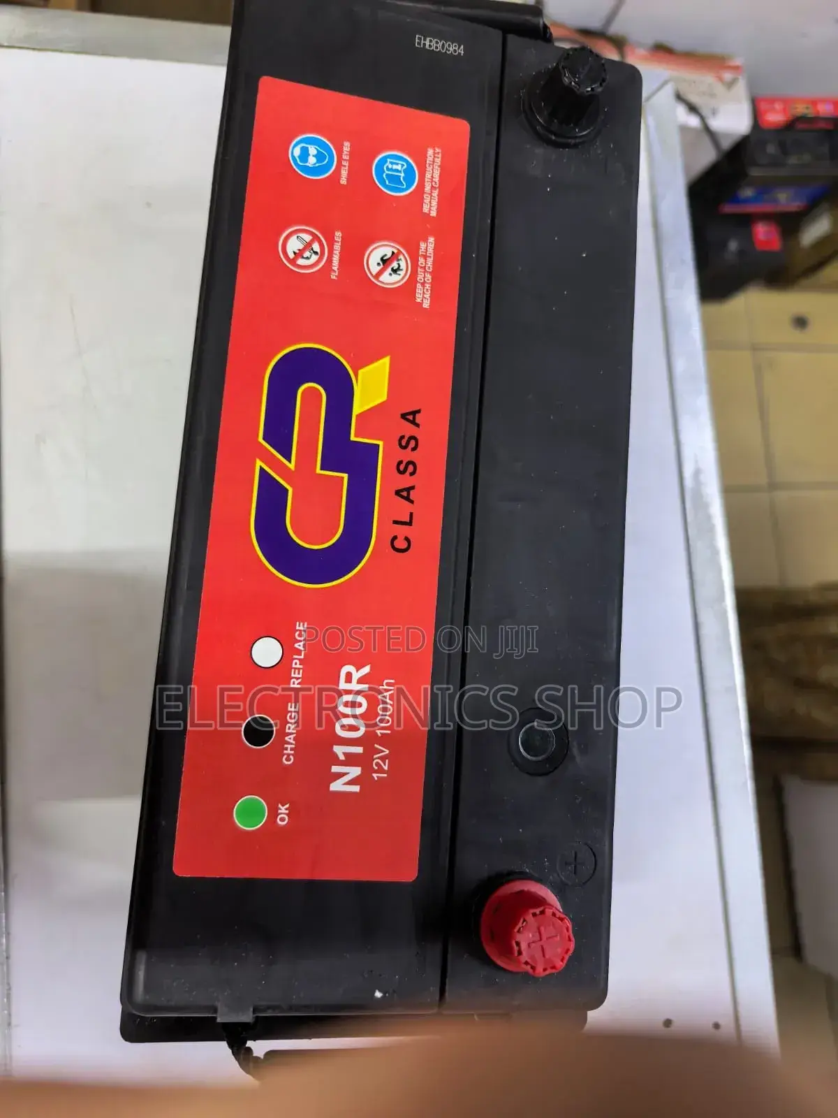 Cr N100.12v/100ah Sealed Maitainance Free Automotive Car Battery.