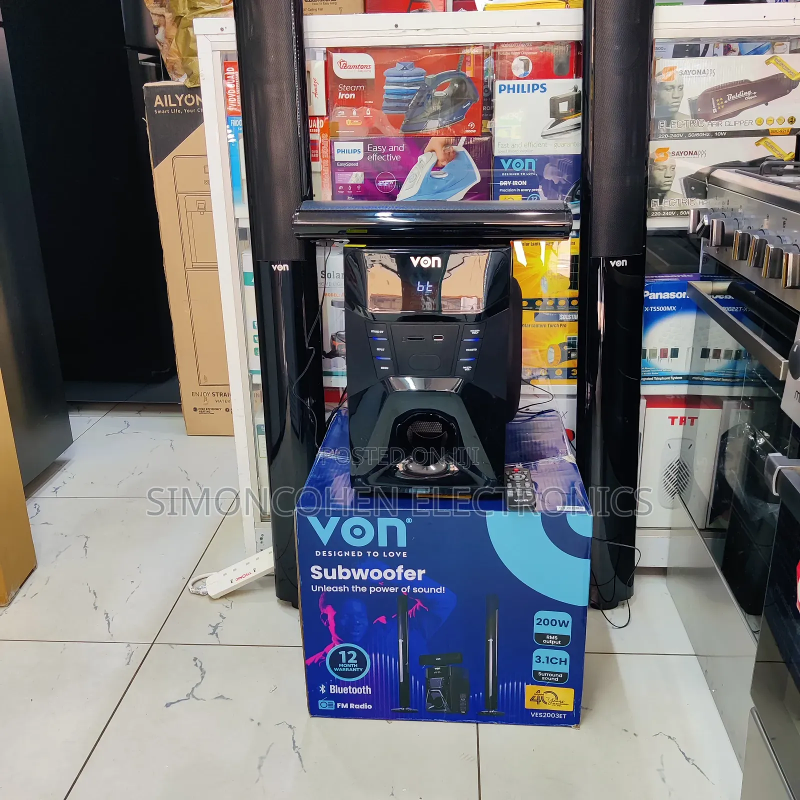 Von Woofer 3.1 200w Tall Boy