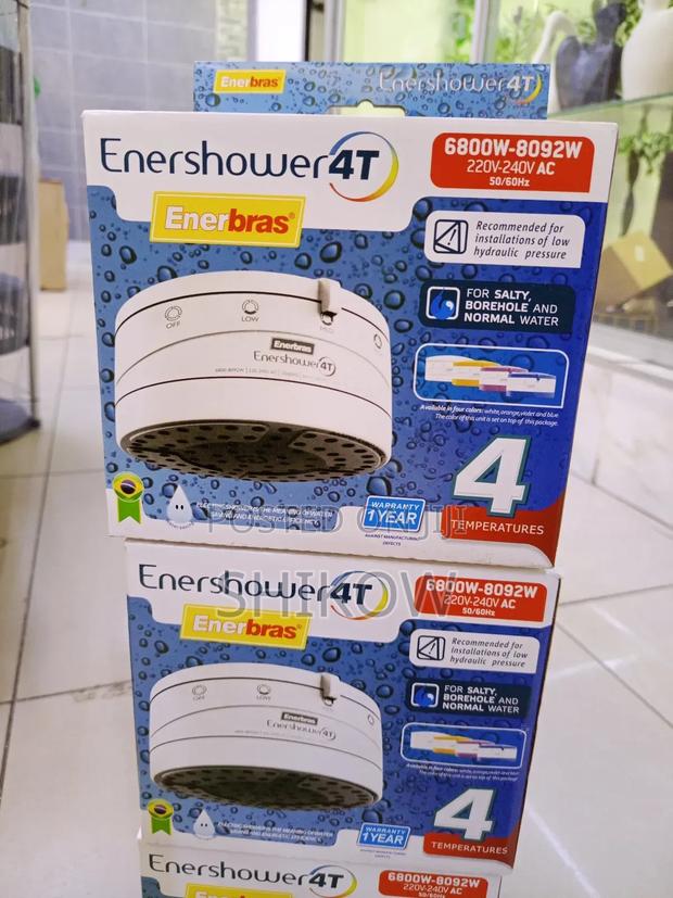 Enerbras Enershower 4t Instant Shower Head Borehole Salty Water