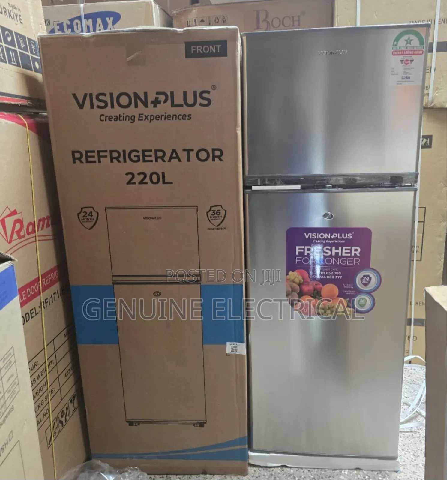 Brand New Vision Plus 220litres Fridge