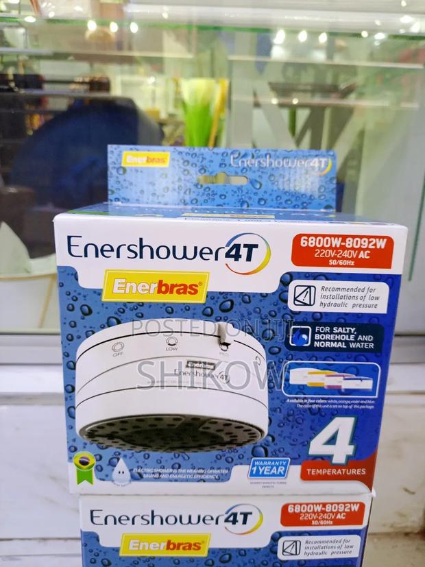 Enershower 4t Instant Shower Head 6800w-8092w