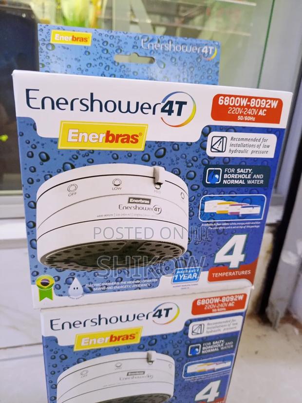 Enerbras Enershower 4t Instant Electric Water Heater /Shower Head