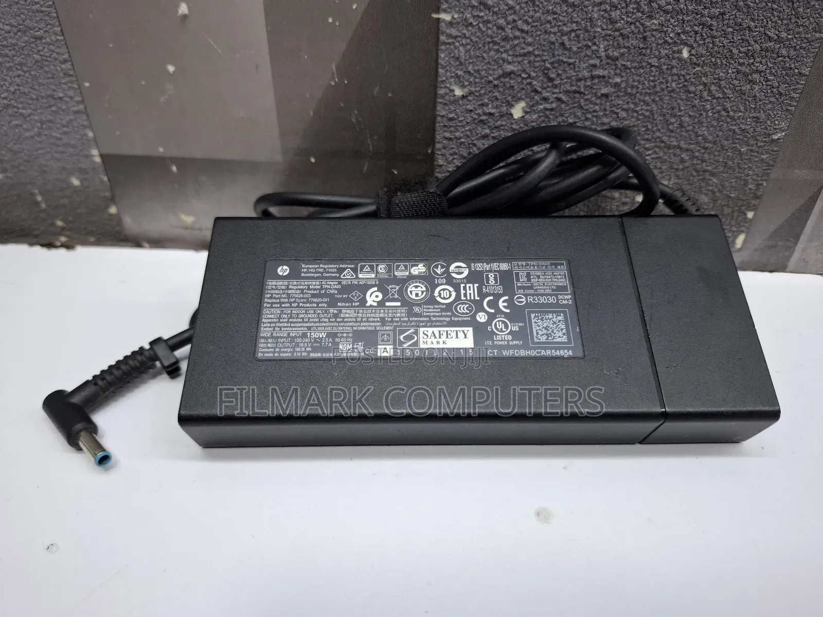 150w 19.5v 7.7a 3.0mm Blue Tip Ac Adapter For Hp Zbook 15