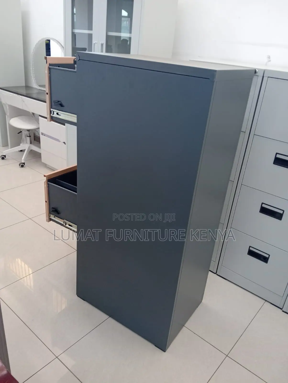 4-Tier File Drawer Unit