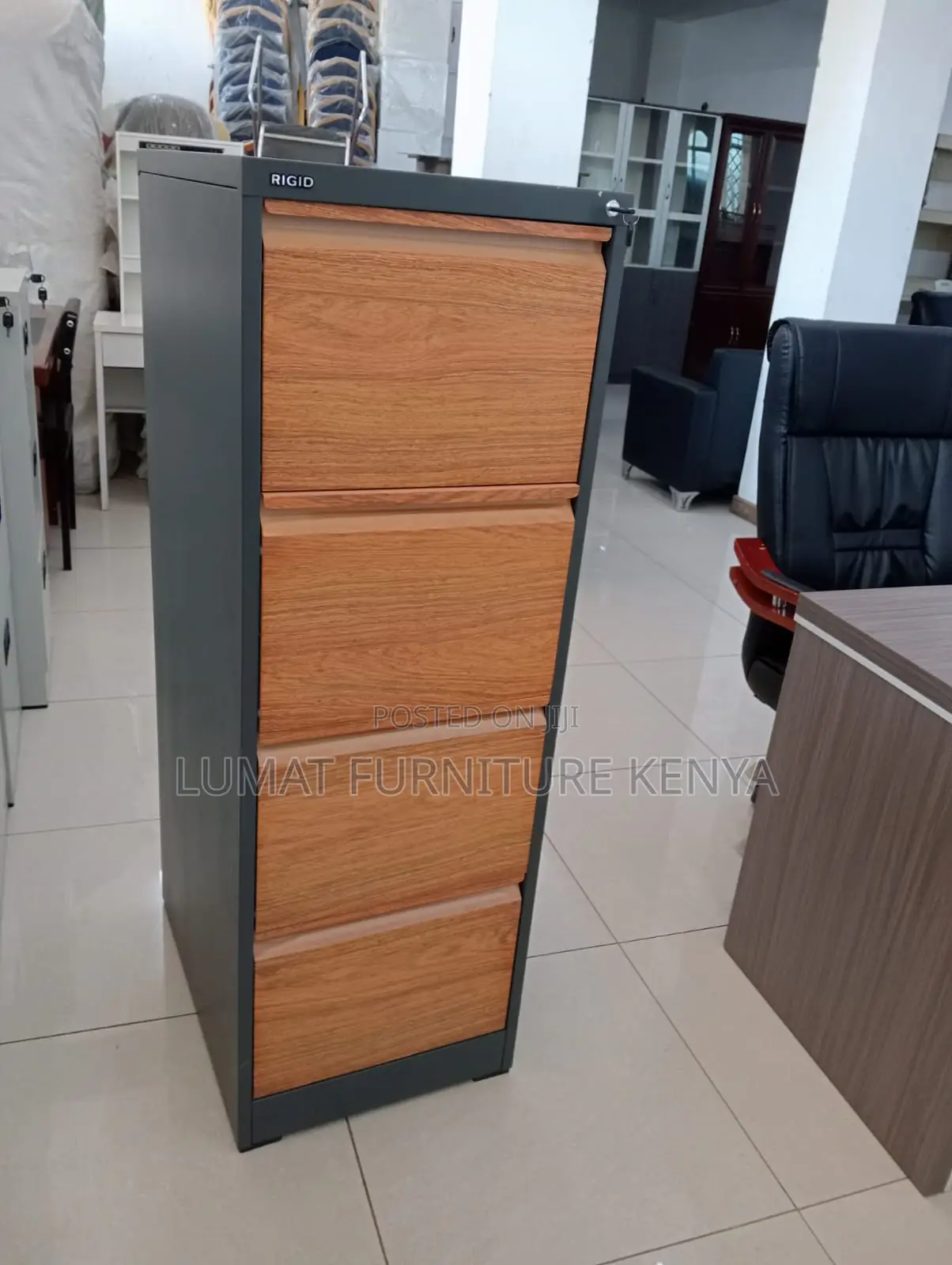 4-Tier File Drawer Unit