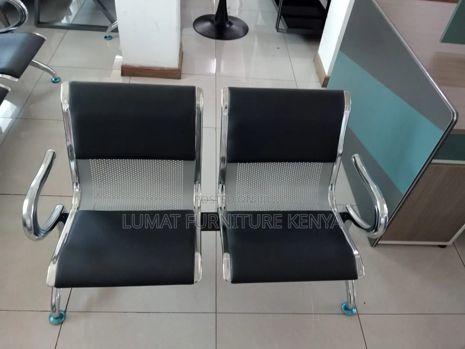 Strong Steel Reception Chair
