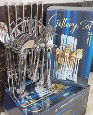 24 PCS Stainless Cutlery Sets- Pure Stainless Ware