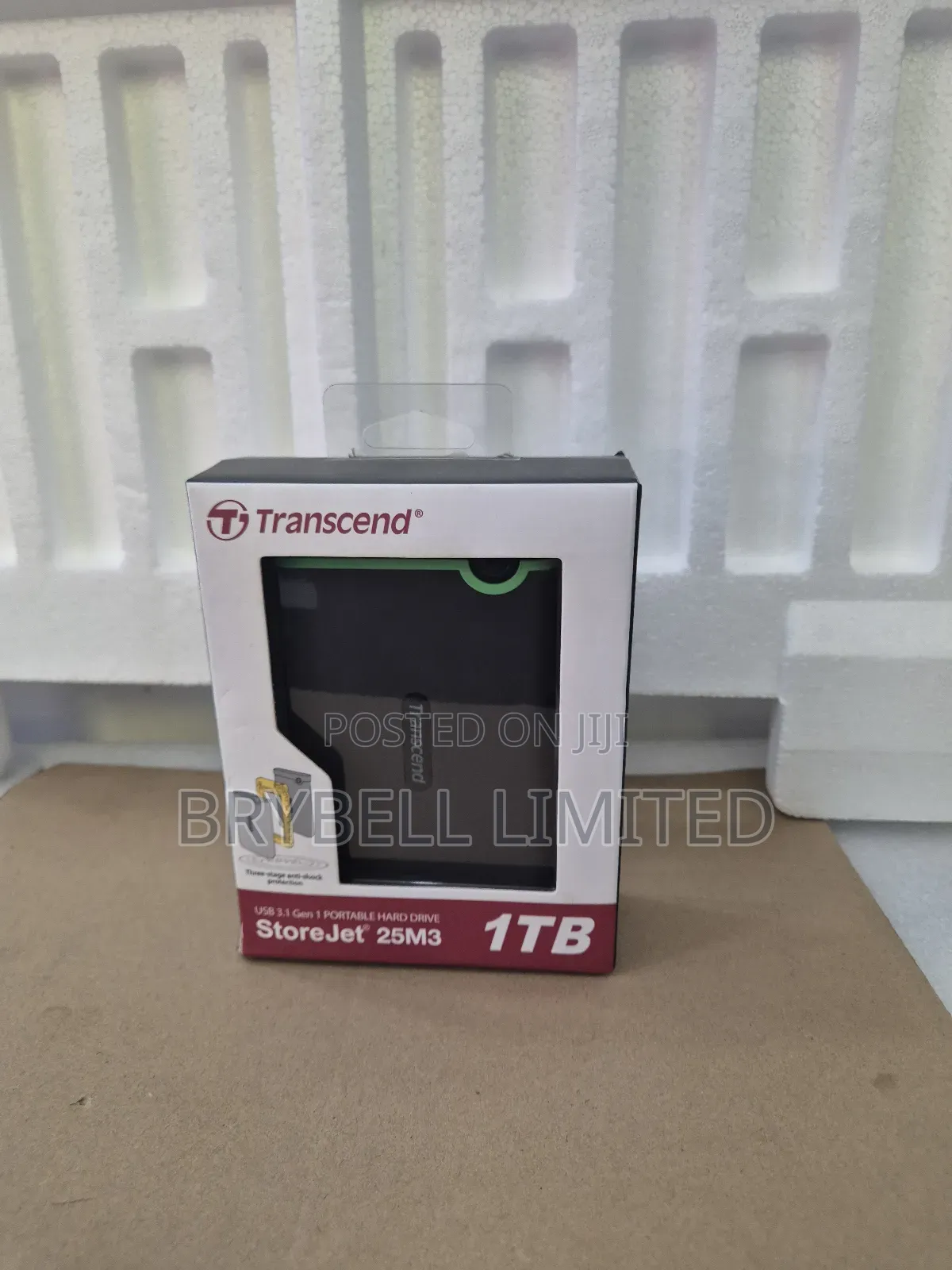 Brand New 1tb Transcend Hard Drive Gray