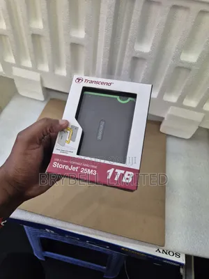 Brand New 1tb Transcend Hard Drive Gray