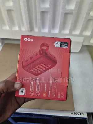Jbl Go4 Brand New, 7hrs Of Playtime. Red