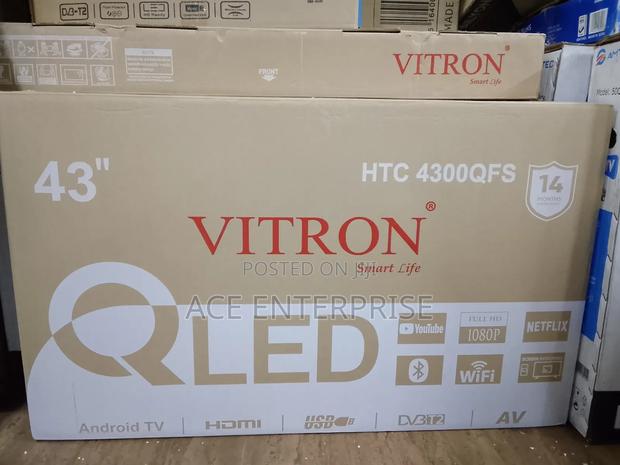 Vitron 43" Smart Qled Tv - Frameless Design Android Television