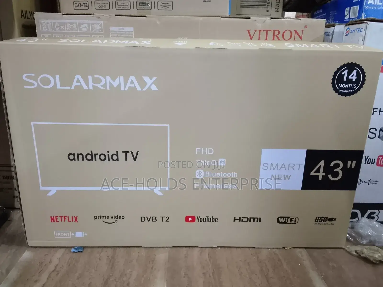 Solarmax 43" Smart Qled Android Television Best Tv - 2025