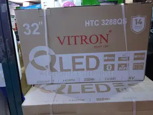 Vitron 32" Qled Smart Android - Television Frameless Design