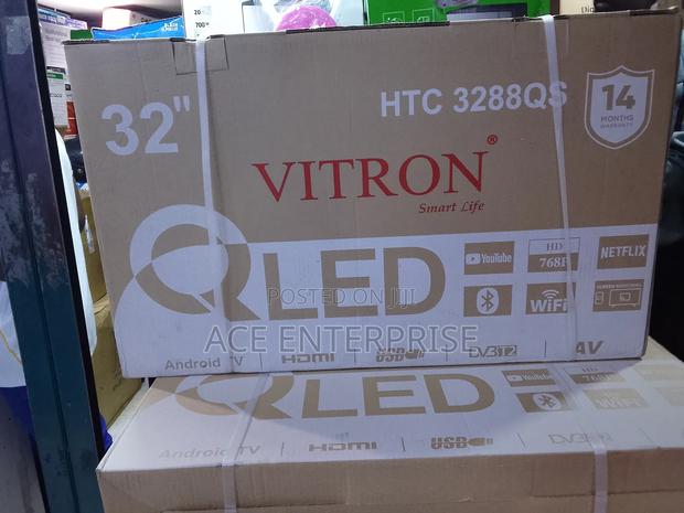 Vitron 32" Qled Smart Android - Television Frameless Design - thumbnail 2