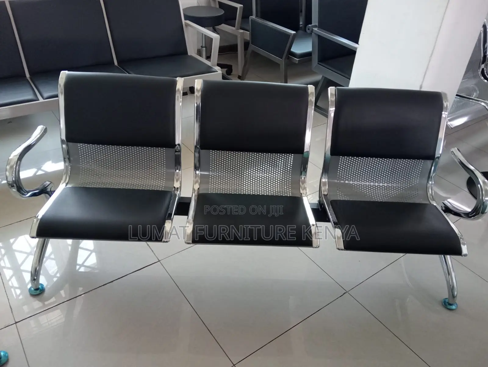 3-Seater Modern Reception Bench