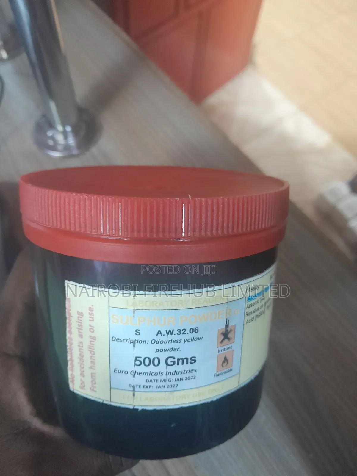 Sulphur Powder for School Lab
