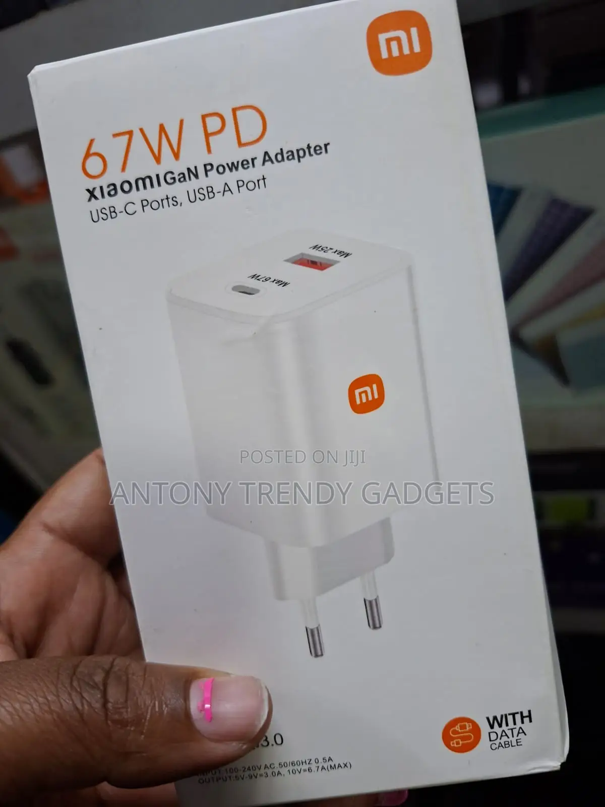 Xiaomi 67w Gan Pd Charger Dual Port Usb-c Fast Power Adapter