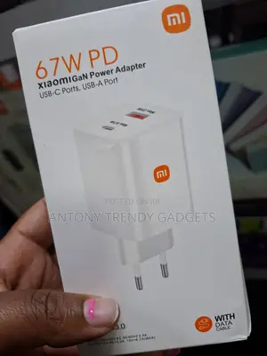 Xiaomi 67w Gan Pd Charger Dual Port Usb-c Fast Power Adapter