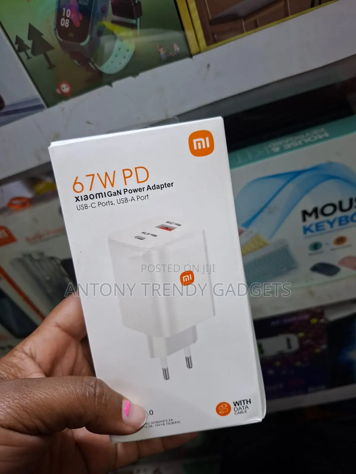 Xiaomi 67w Gan Pd Charger Dual Port Usb-c Fast Power Adapter