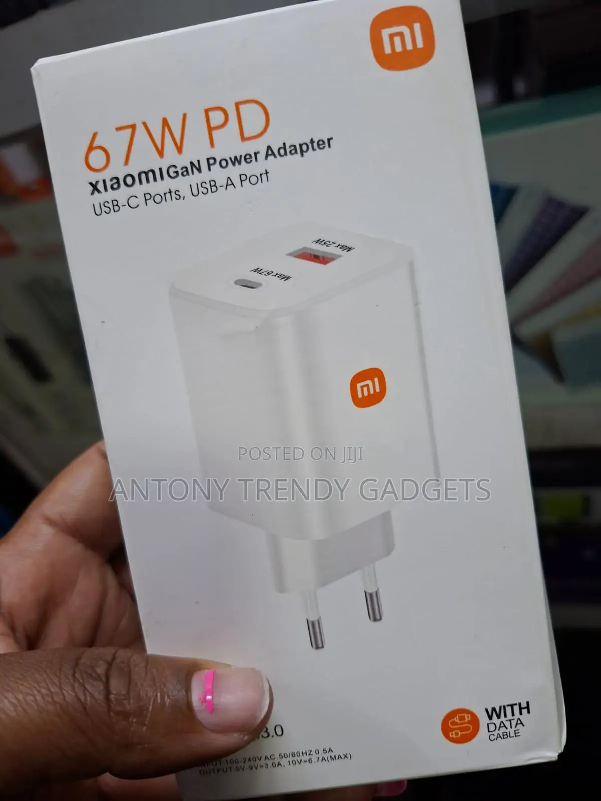 Mi 67w Fast Charger Gan Tech | Usb-c + Usb-a With Cable