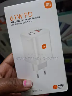 Mi 67w Fast Charger Gan Tech | Usb-c + Usb-a With Cable