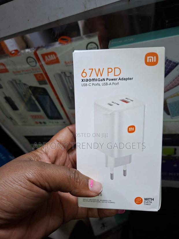 Mi 67w Fast Charger Gan Tech | Usb-c + Usb-a With Cable - thumbnail 3