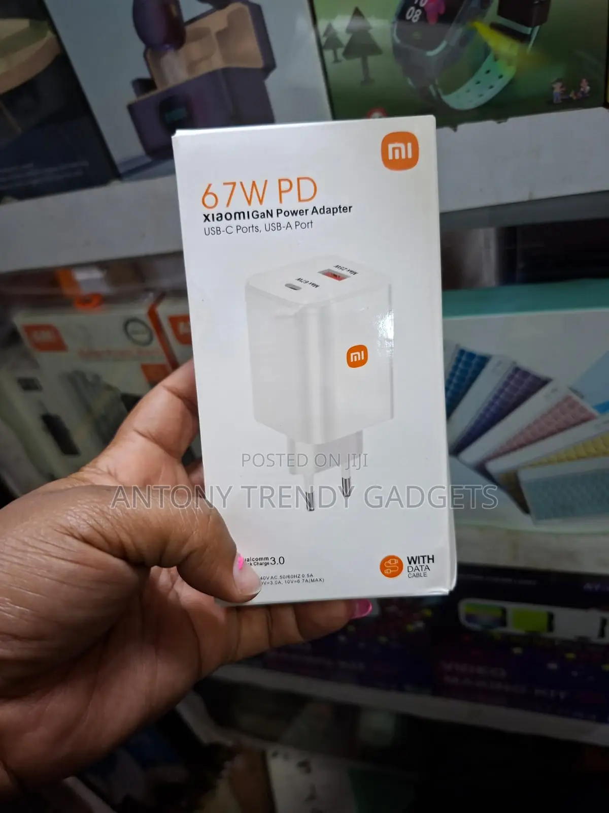 Mi 67w Fast Charger Gan Tech | Usb-c + Usb-a With Cable