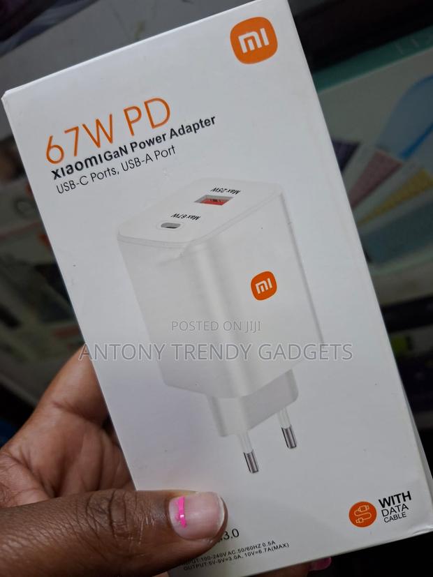 Original Xiaomi 67w Pd Gan Adapter | Quick Charge 3.0