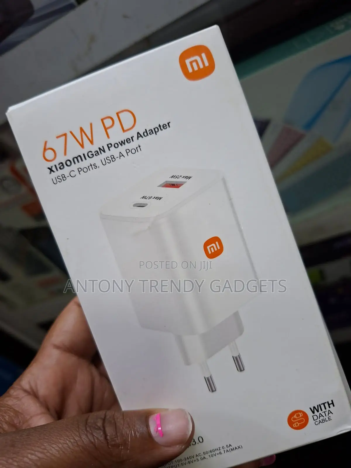 Original Xiaomi 67w Pd Gan Adapter | Quick Charge 3.0