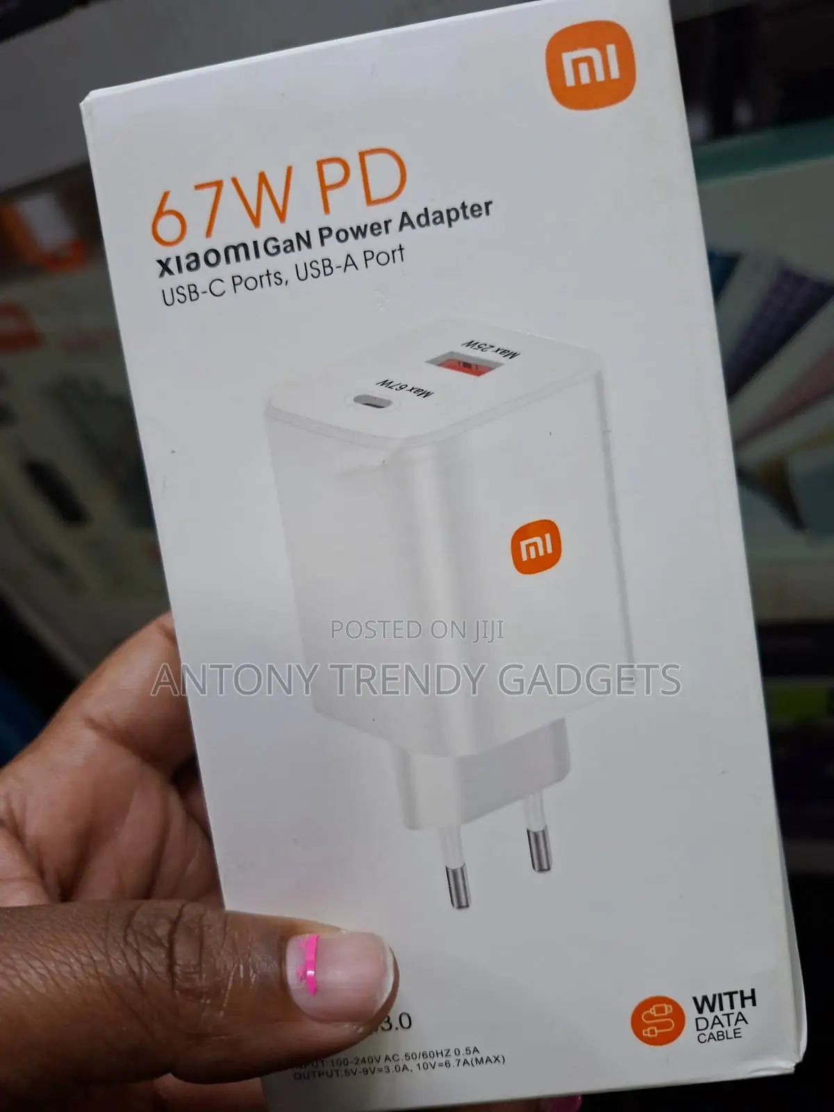 Mi 67w Pd Xiaomi Gan Power Adapter