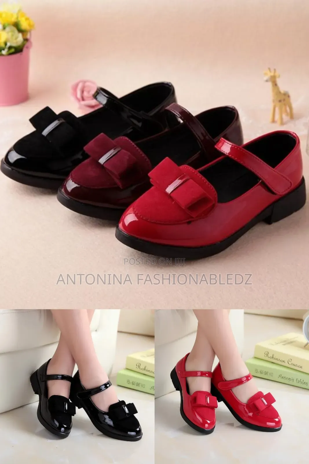 Kids Cute Doll Shoes Size 27-38