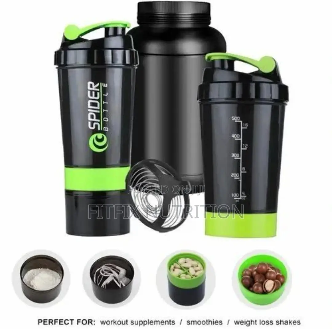 3 in 1 Protein Shaker Bottle