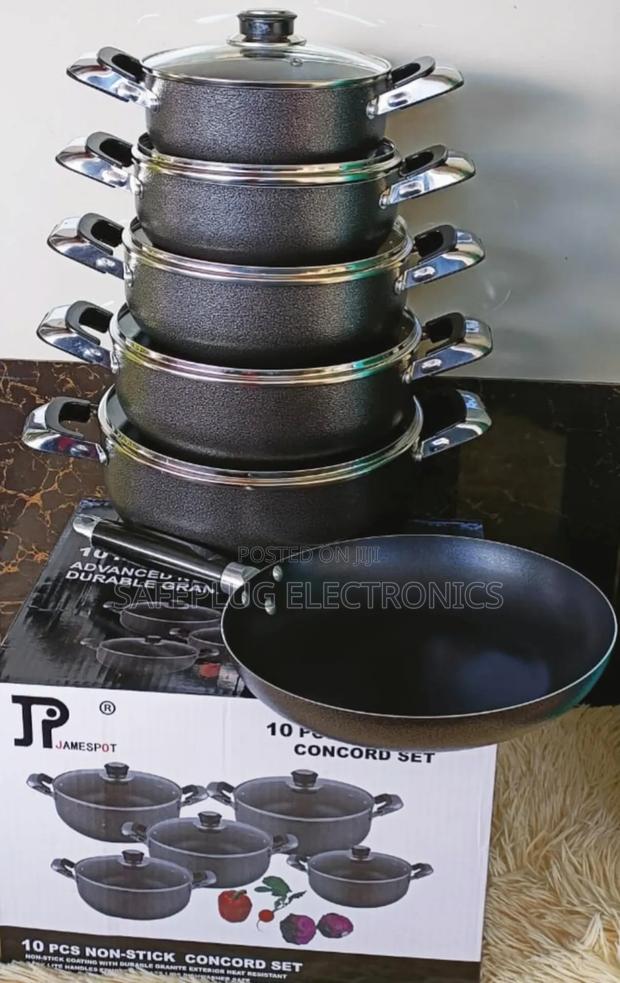 New Restocked Jp 11pcs Non-Stick Coated Cookware Sufuria Set - main view
