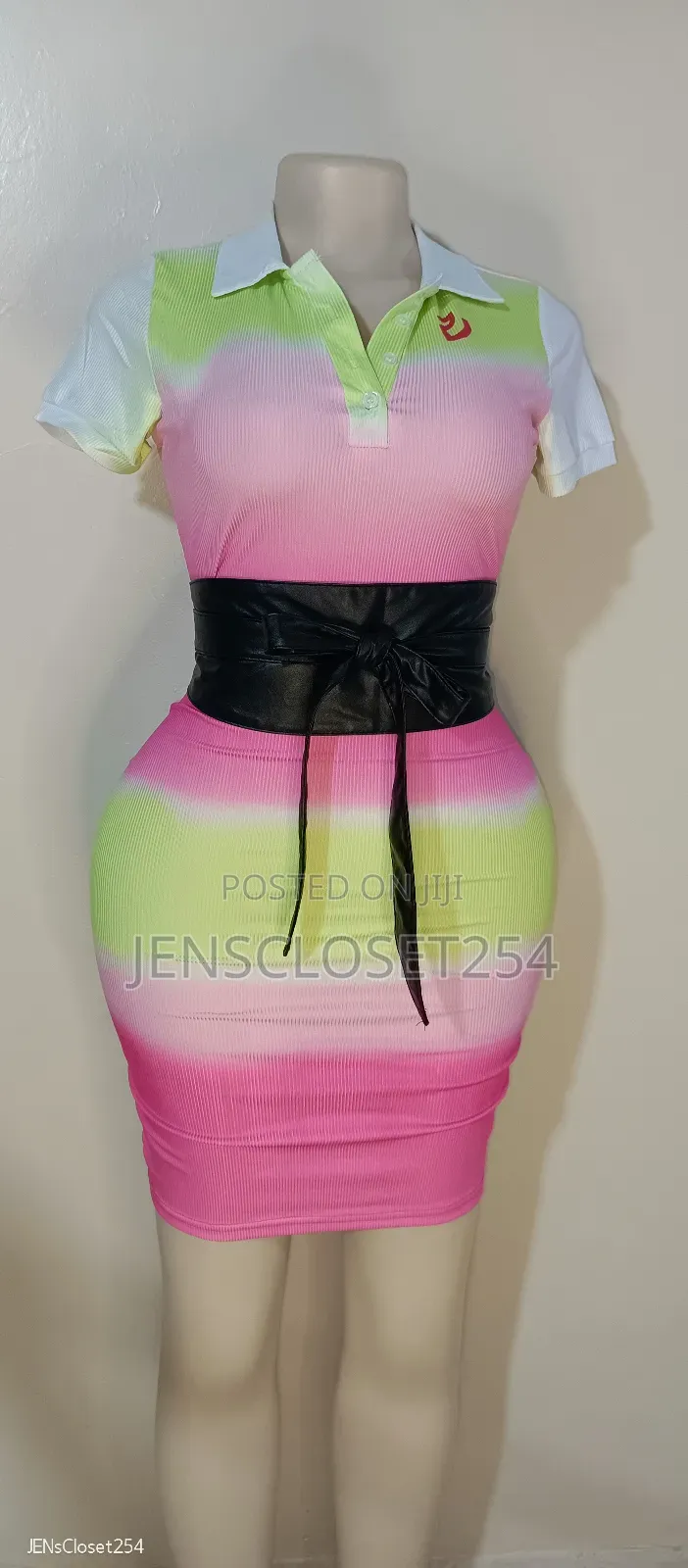 Polo Body Con Dress(Baddies)