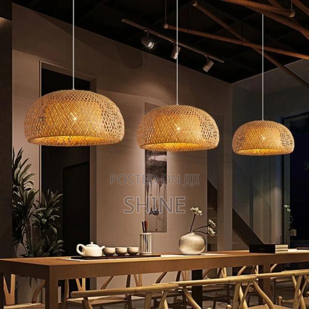 Vintage Rattan Light - thumbnail 2