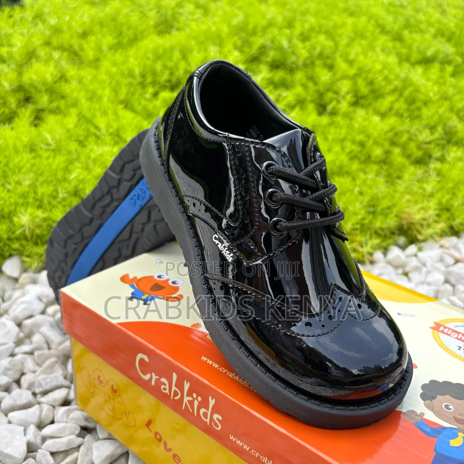Craekids School Shoes Leather Wope And Go