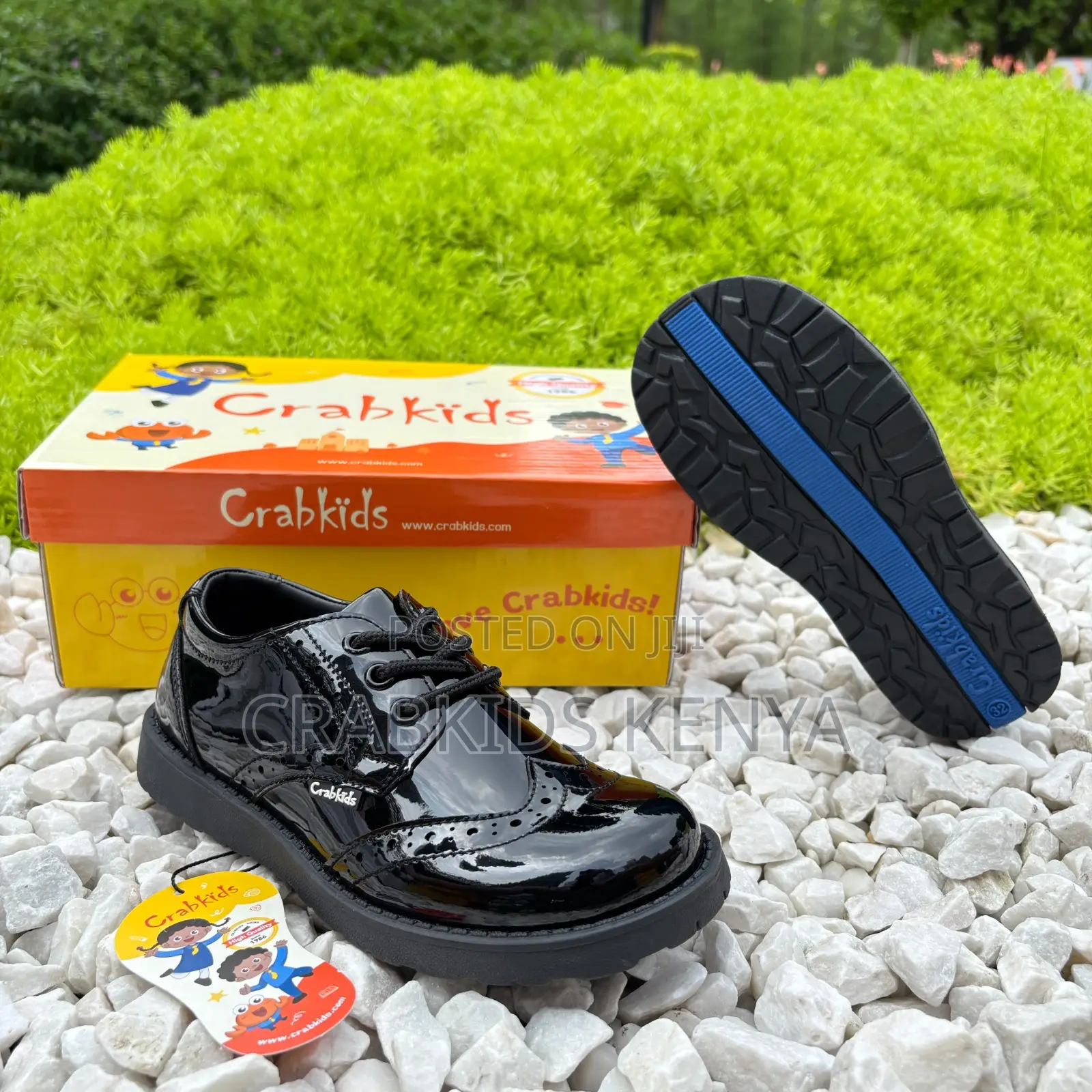 Craekids School Shoes Leather Wope And Go