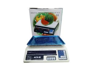 Flat Digital Computing Scale 30kg - thumbnail 2