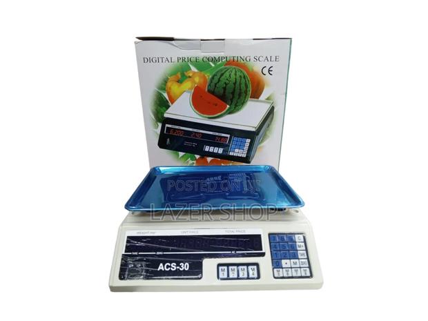 Flat Digital Computing Scale 30kg - main view