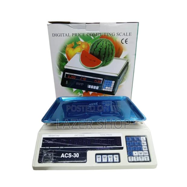 Flat Digital Computing Scale 30kg - thumbnail 4