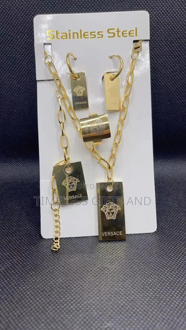 Versace Stainless Steel Jewelry Gift Set - thumbnail 3
