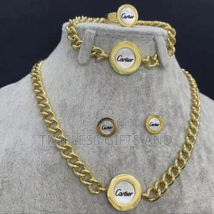 Cartier Chain Earrings Bracelet Ring Gift Set - thumbnail 2