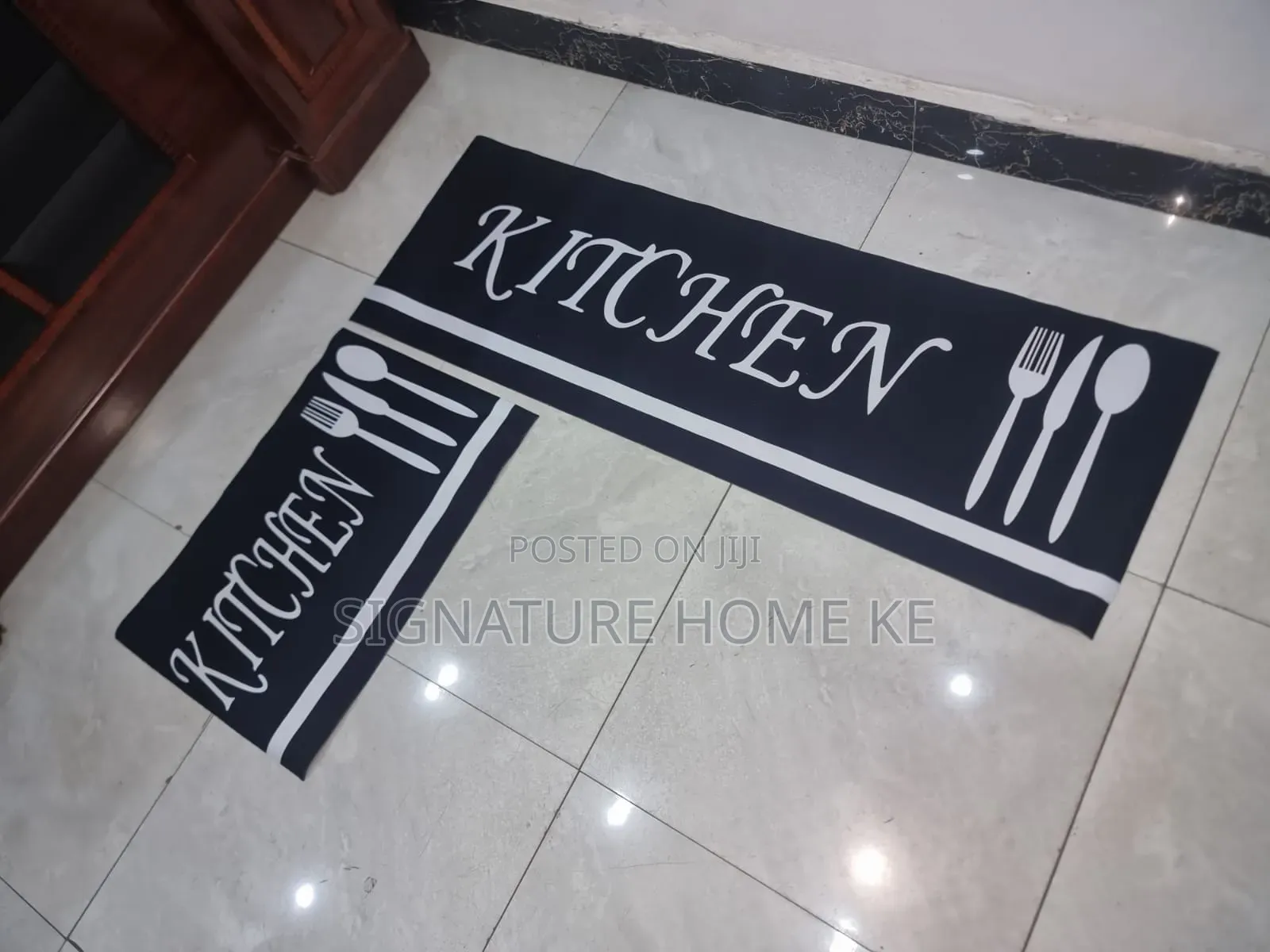 2 in 1 3d Rubber Kitchen Mats