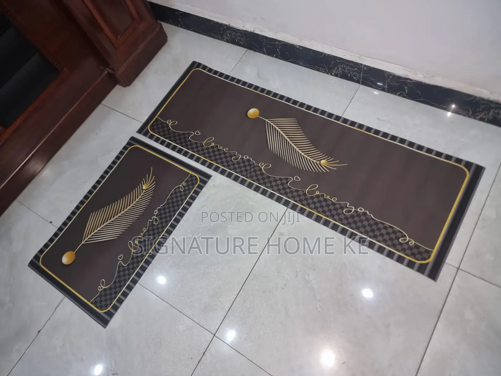 2 in 1 3d Rubber Kitchen Mats