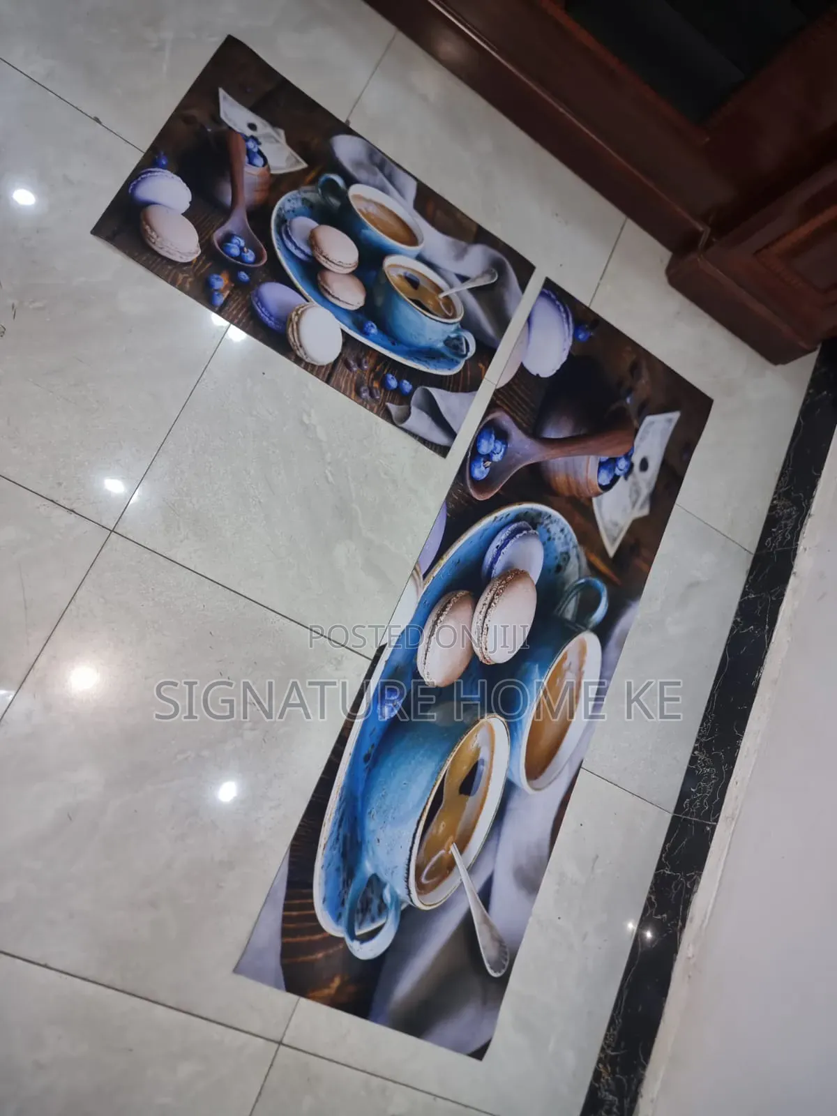2 in 1 3d Rubber Kitchen Mats