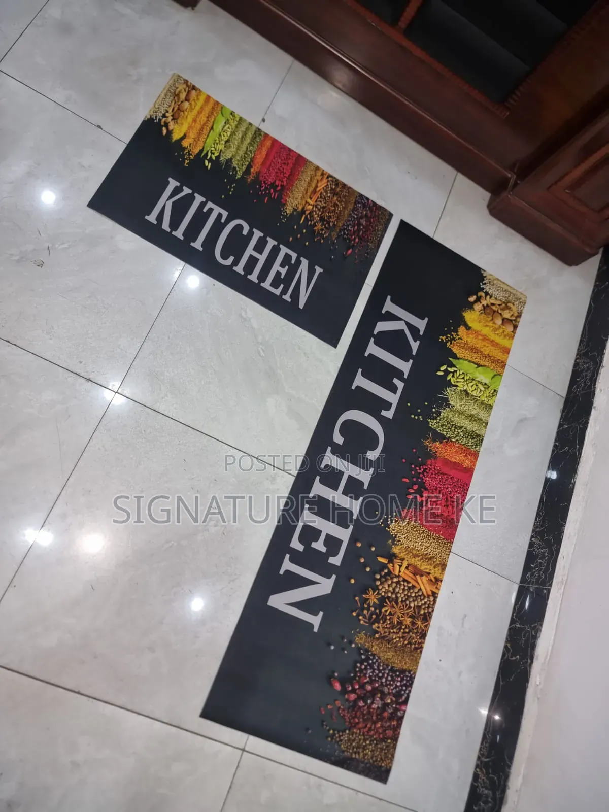 2 in 1 3d Rubber Kitchen Mats
