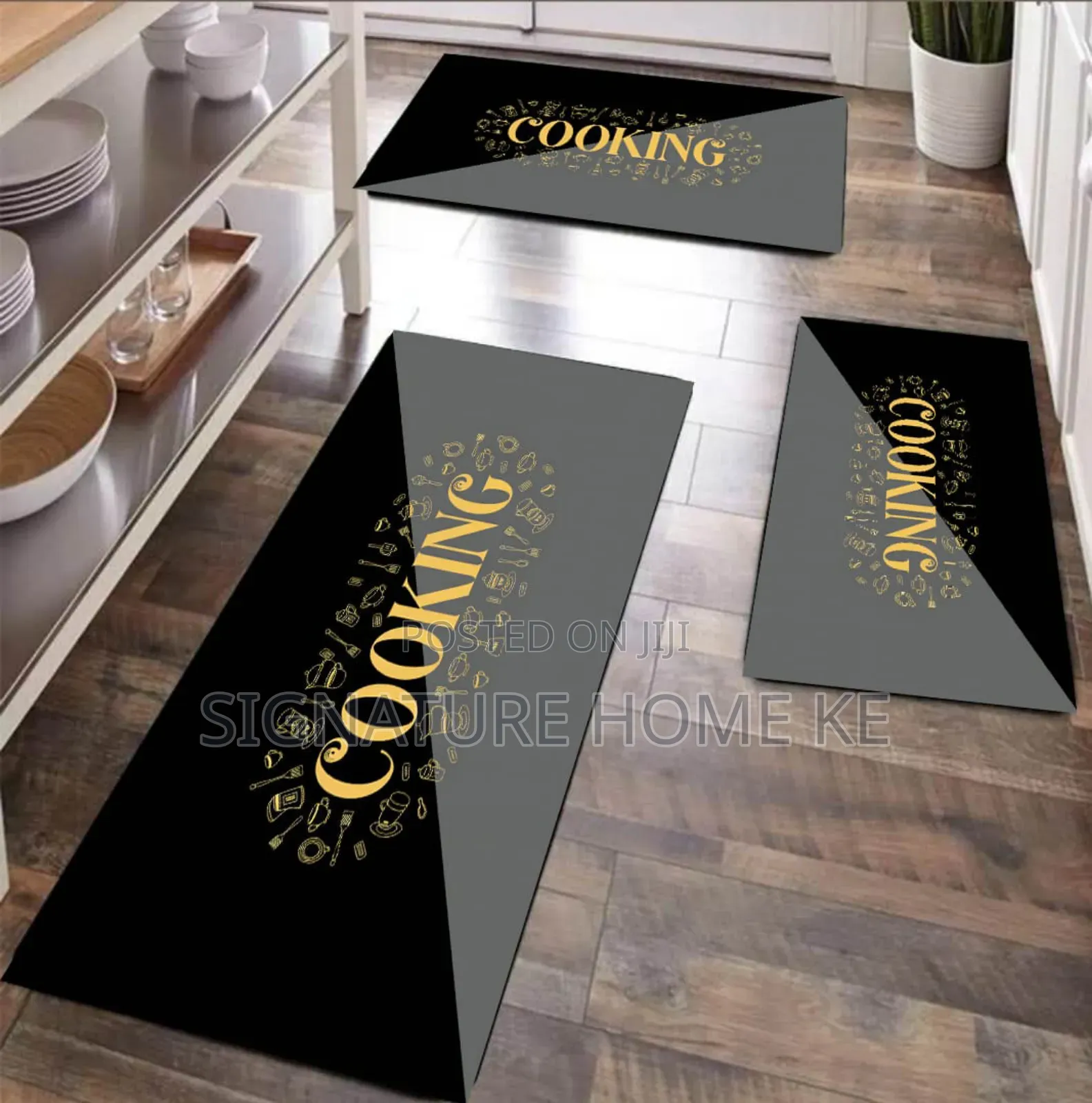 2 in 1 3d Rubber Kitchen Mats