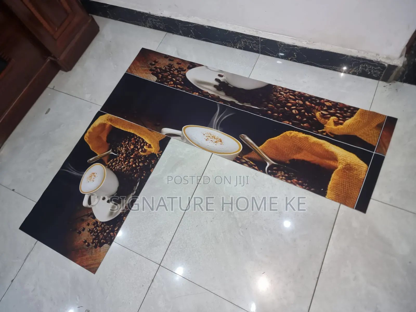 2 in 1 3d Rubber Kitchen Mats