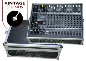 Mtrack HKX-12 12channel Usb Bt Power Flight Case Mixer